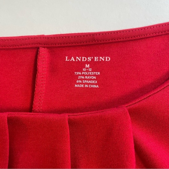 Lands' End Sleeveless Dress Red Size Medium - Picture 6 of 7